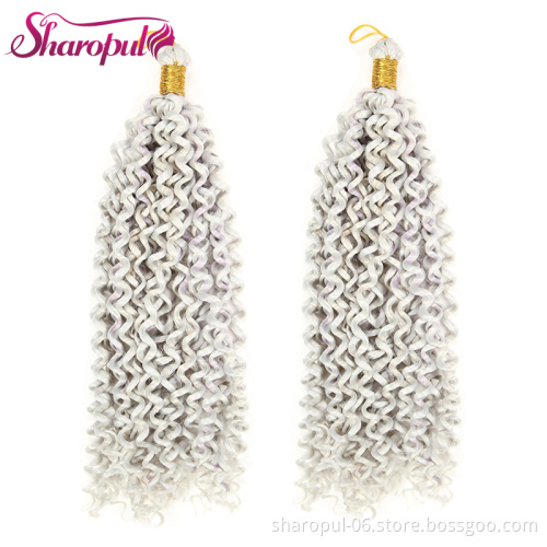 crochet hair water wave curly synthetic hair braids bulk supplier afro kinky hair bulk